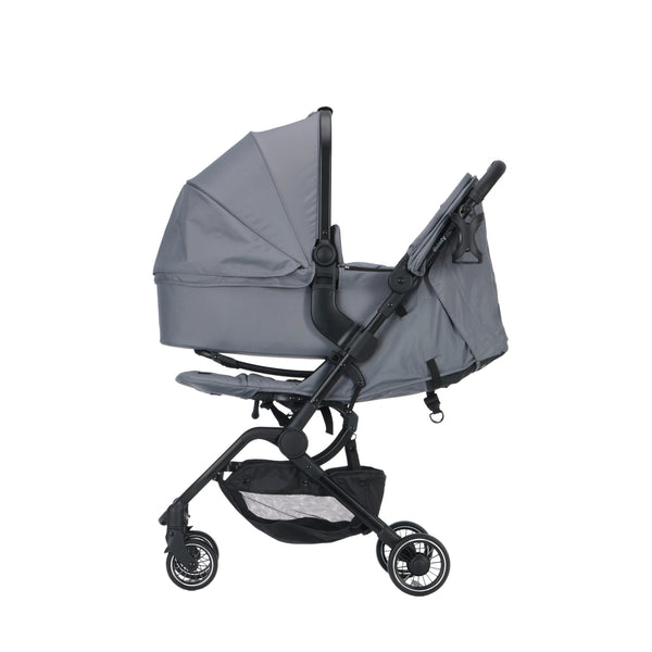 Didofy Aster 2 2-in-1 Stroller Bundle | Ultra-Compact Travel System with Carrycot didofy Grey