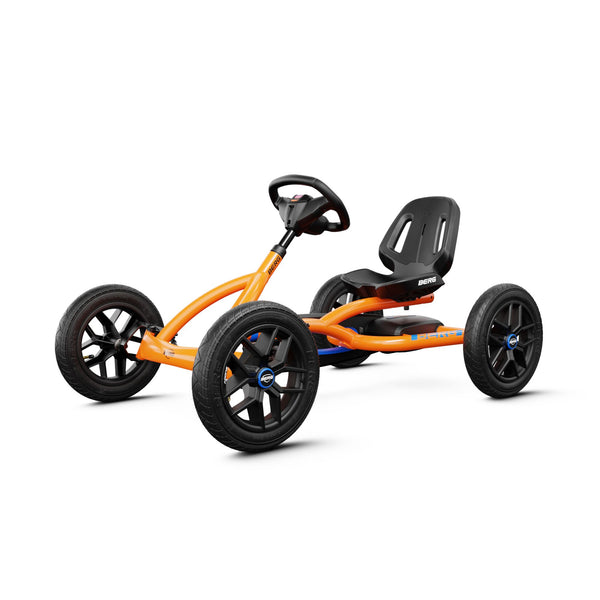 BERG Buddy B-Orange Go-Kart | Adjustable Seat & Smooth Ride | Ages 3-8 berg