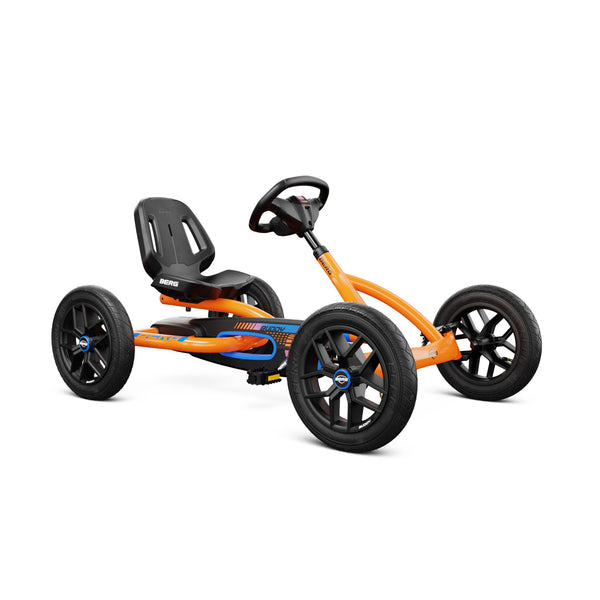 BERG Buddy B-Orange Go-Kart | Adjustable Seat & Smooth Ride | Ages 3-8 berg