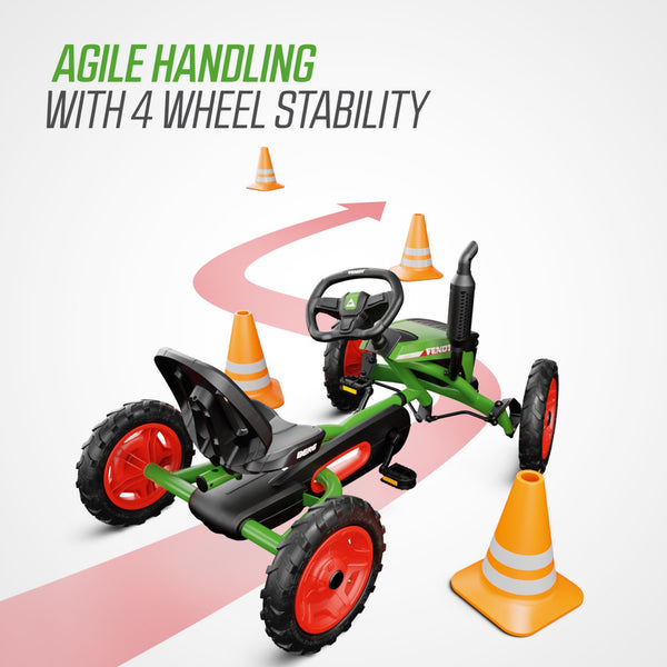 BERG Buddy Fendt Go-Kart | Adjustable Seat & Tractor-Inspired Design berg