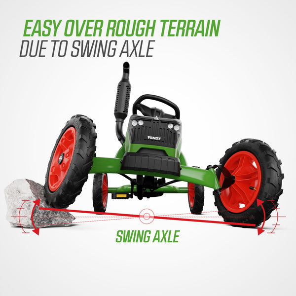 BERG Buddy Fendt Go-Kart | Adjustable Seat & Tractor-Inspired Design berg