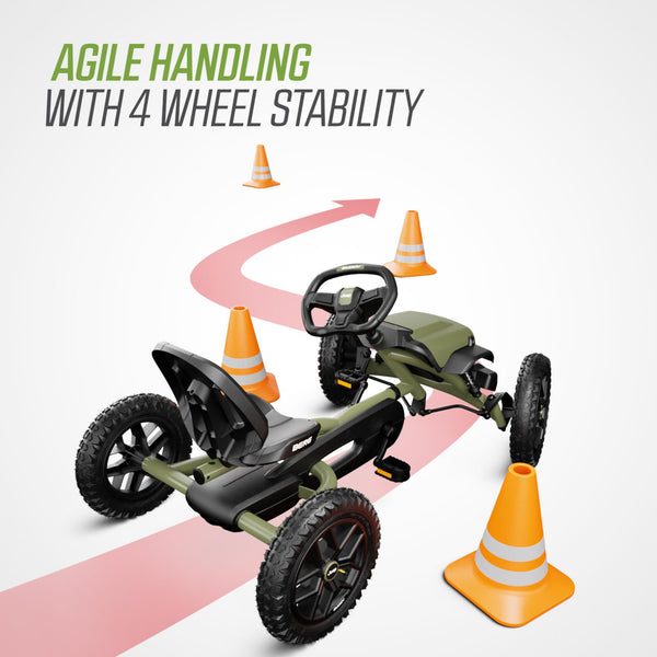 BERG Buddy Jeep® Wrangler Go-Kart | Adjustable Seat & Smooth Ride berg