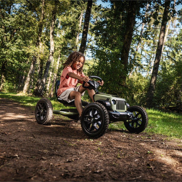 BERG Buddy Jeep® Wrangler Go-Kart | Adjustable Seat & Smooth Ride berg
