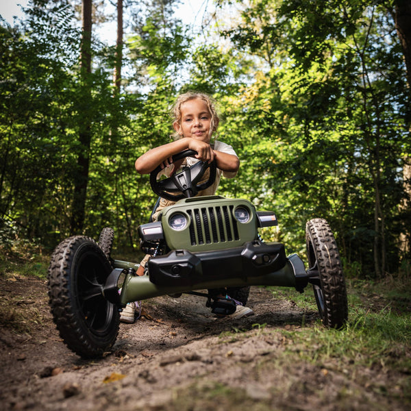 BERG Buddy Jeep® Wrangler Go-Kart | Adjustable Seat & Smooth Ride berg