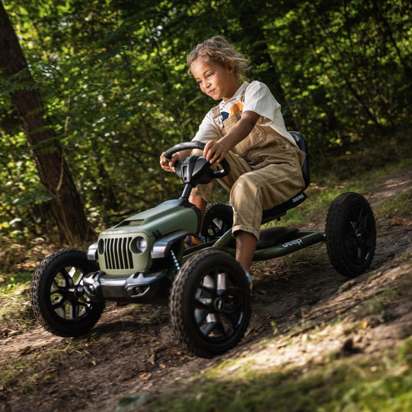 BERG Buddy Jeep® Wrangler Go-Kart | Adjustable Seat & Smooth Ride berg