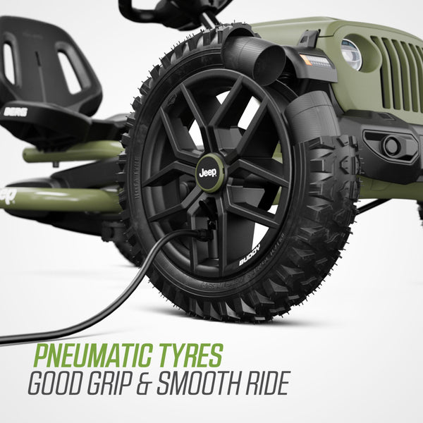 BERG Buddy Jeep® Wrangler Go-Kart | Adjustable Seat & Smooth Ride berg