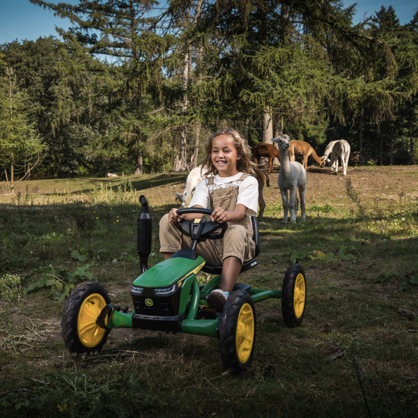BERG Buddy John Deere Go-Kart | Adjustable Seat & Tractor-Inspired Design berg