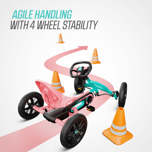 BERG Buddy Lua Go-Kart | Adjustable Seat & Smooth Ride for Kids | Ages 3-8 berg