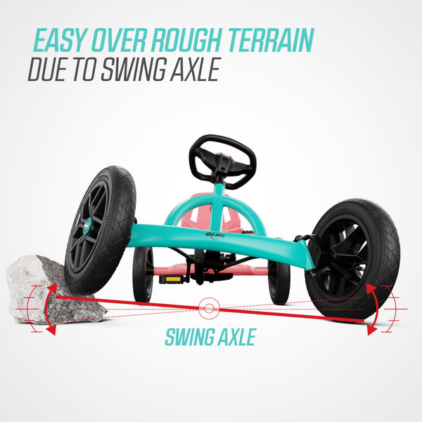 BERG Buddy Lua Go-Kart | Adjustable Seat & Smooth Ride for Kids | Ages 3-8 berg