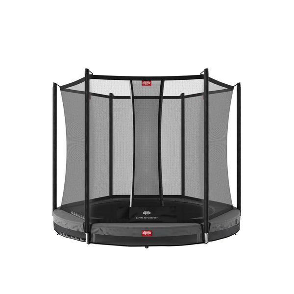 BERG Favorit InGround 200 7ft Round Trampoline | Ages 6+ berg Anthracite Grey Comfort Net