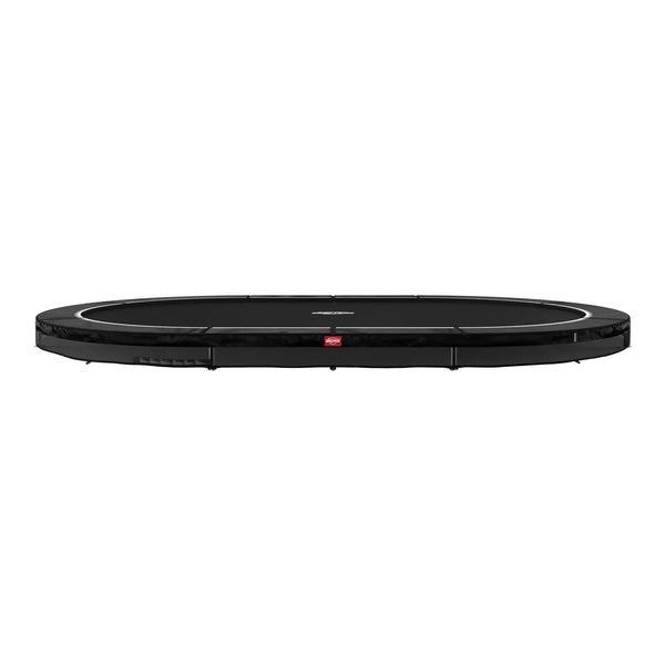BERG Grand Favorit InGround 520 Trampoline | 17ft x 11ft Oval | Ages 3+ berg Black No Safety Net