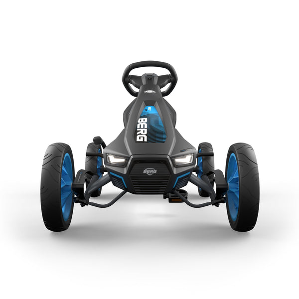 BERG Rally APX Blue Go-Kart | LED Lights & Racing Soundbox berg