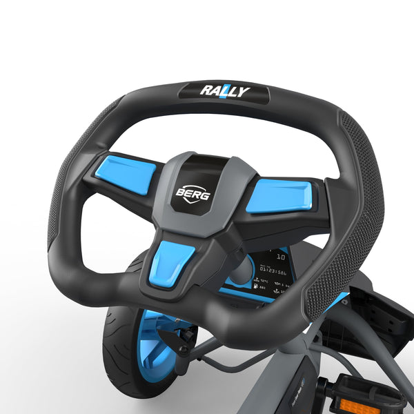 BERG Rally APX Blue Go-Kart | LED Lights & Racing Soundbox berg
