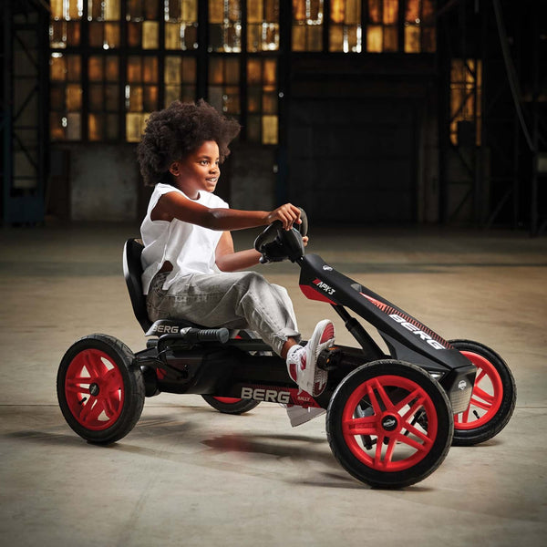 BERG Rally APX Red 3 Gears | Go-Kart with LED Lights & Soundbox berg