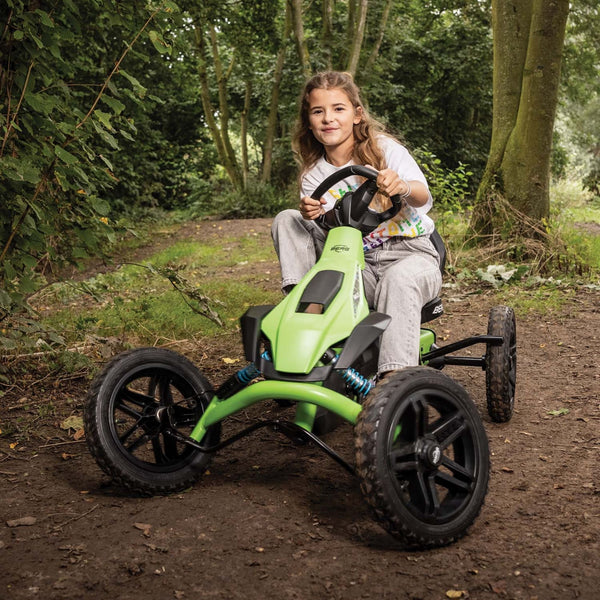 BERG Rally DRT Green Go-Kart | Off-Road Springs & Racing Soundbox berg