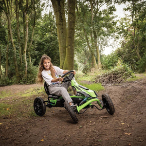 BERG Rally DRT Green Go-Kart | Off-Road Springs & Racing Soundbox berg