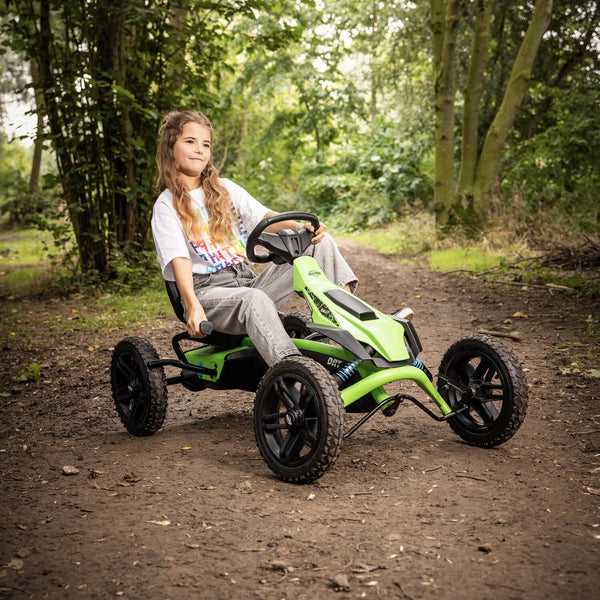 BERG Rally DRT Green Go-Kart | Off-Road Springs & Racing Soundbox berg