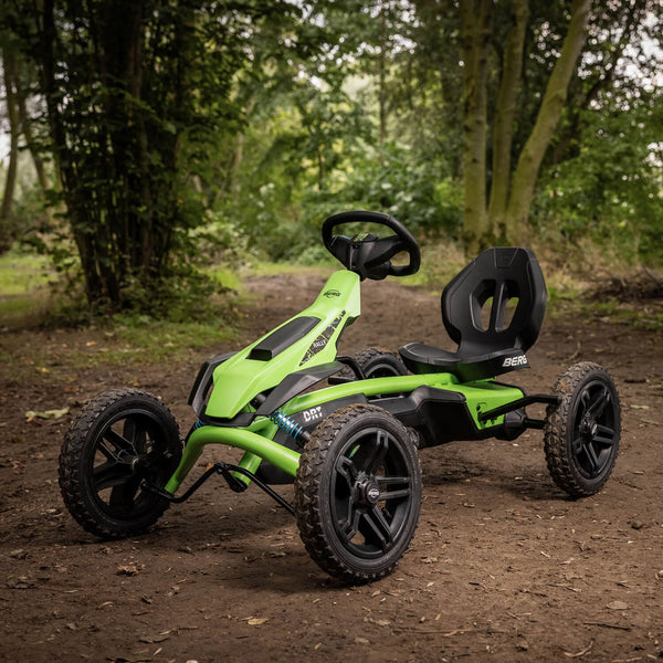 BERG Rally DRT Green Go-Kart | Off-Road Springs & Racing Soundbox berg