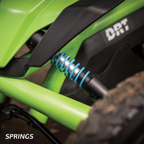 BERG Rally DRT Green Go-Kart | Off-Road Springs & Racing Soundbox berg