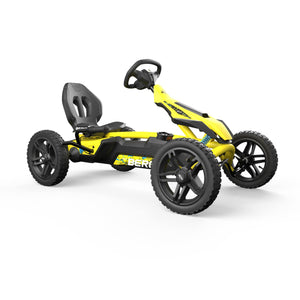 BERG Rally DRT Yellow 3 Gears | Off-Road Go-Kart with Soundbox & Springs berg