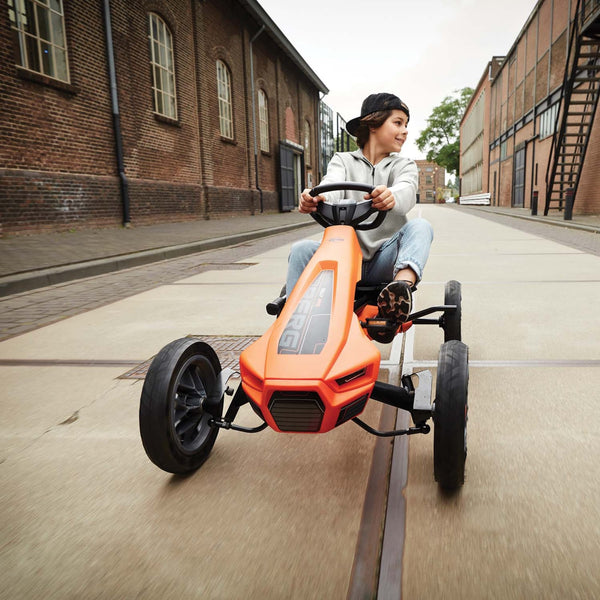 BERG Rally NRG Orange Go-Kart | Smooth Ride with Adjustable Seat berg
