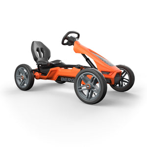 BERG Rally NRG Orange Go-Kart | Smooth Ride with Adjustable Seat berg