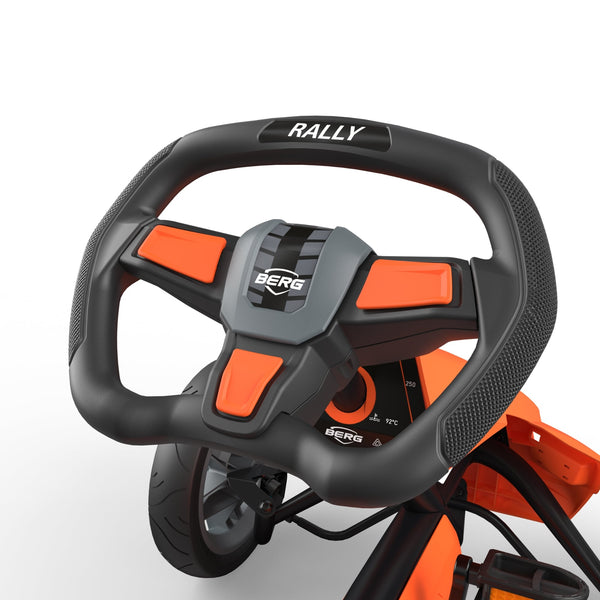 BERG Rally NRG Orange Go-Kart | Smooth Ride with Adjustable Seat berg