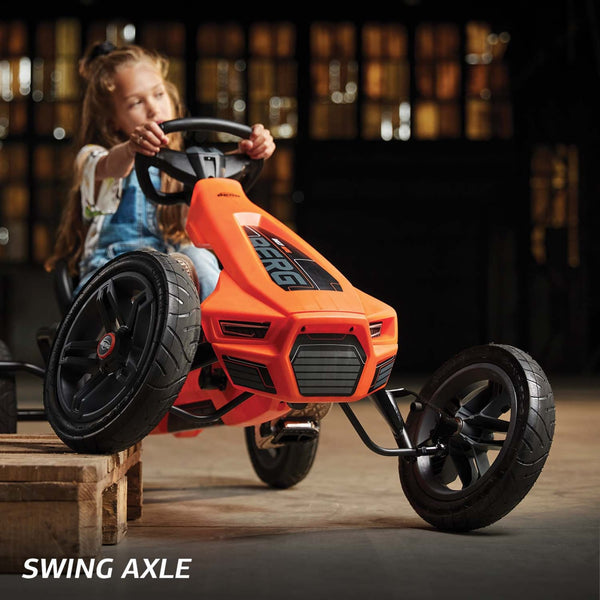 BERG Rally NRG Orange Go-Kart | Smooth Ride with Adjustable Seat berg
