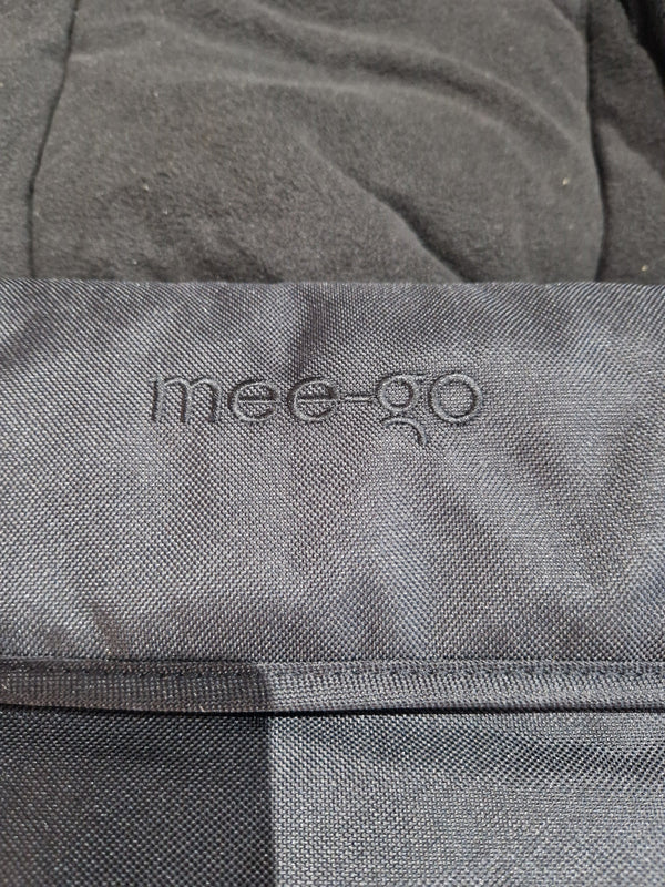 Mee-go Footmuff with Fleece Lining – Black | Universal Pushchair Fit meego