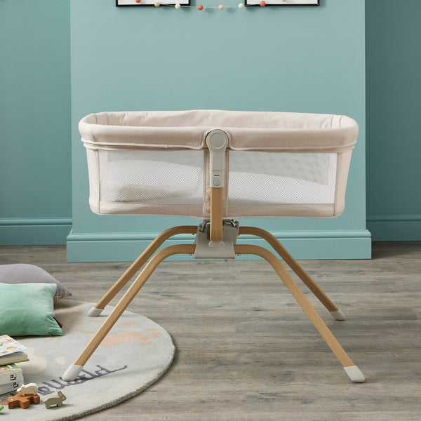 Babymore Air Motion Gliding Crib | Award-Winning, Self-Soothing Travel Cot babymore