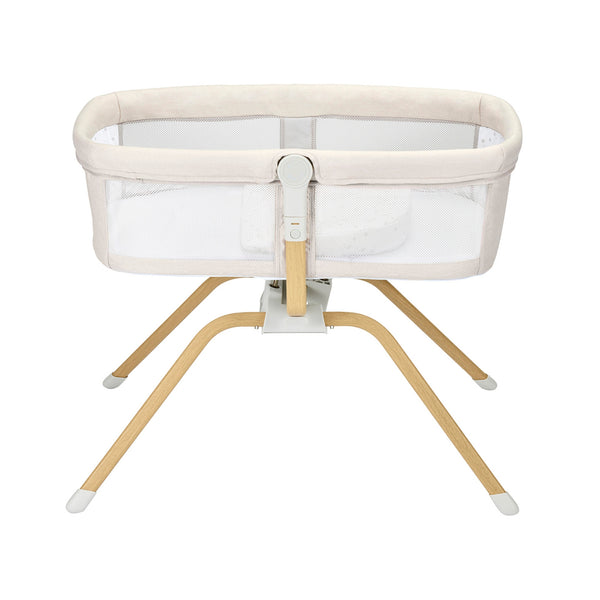 Babymore Air Motion Gliding Crib | Award-Winning, Self-Soothing Travel Cot babymore Cream