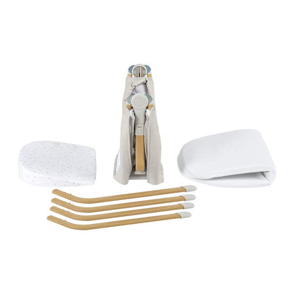 Babymore Air Motion Gliding Crib | Award-Winning, Self-Soothing Travel Cot babymore