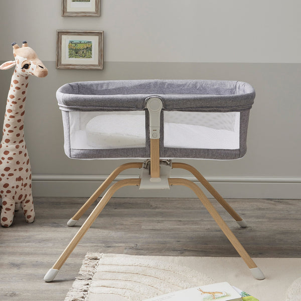 Babymore Air Motion Gliding Crib | Award-Winning, Self-Soothing Travel Cot babymore