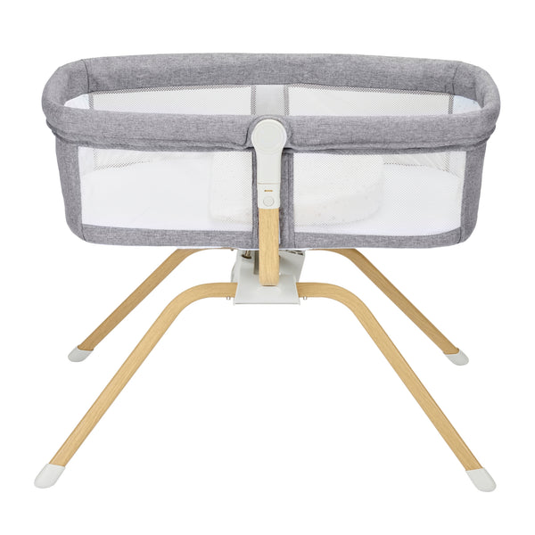 Babymore Air Motion Gliding Crib | Award-Winning, Self-Soothing Travel Cot babymore Slate Grey