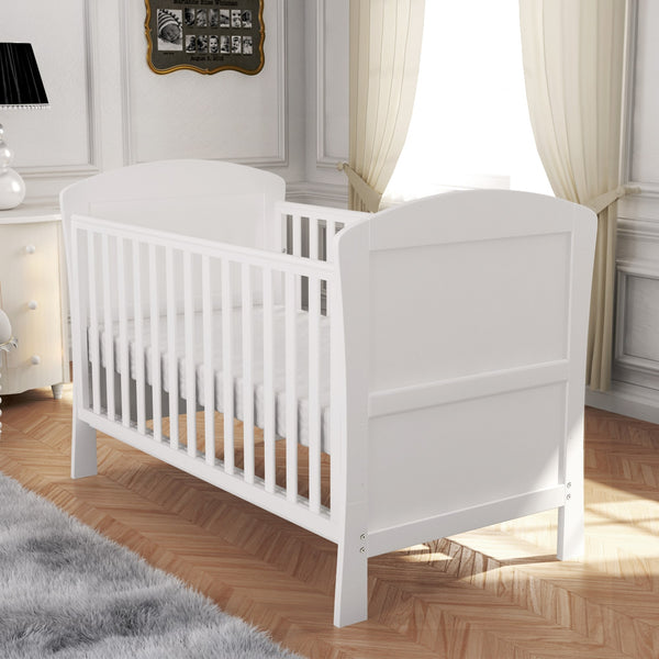 Babymore Aston Drop Side Cot Bed | Stylish & Practical Convertible Bed babymore