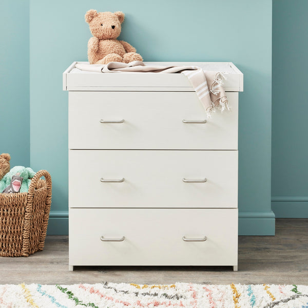 Babymore Caro 2 Piece Nursery Furniture Set | Cot Bed & Chest Changer babymore