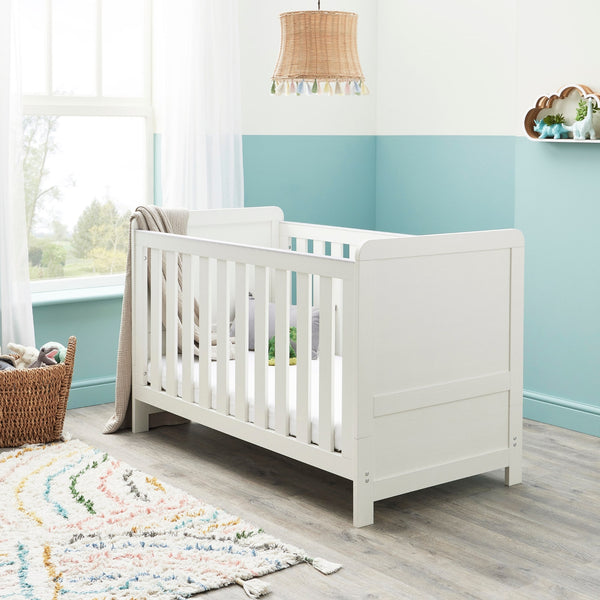 Babymore Caro 2 Piece Nursery Furniture Set | Cot Bed & Chest Changer babymore