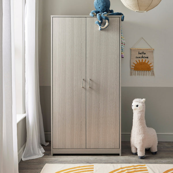 Babymore Caro 3 Piece Nursery Furniture Set | Cot Bed, Changer & Wardrobe babymore