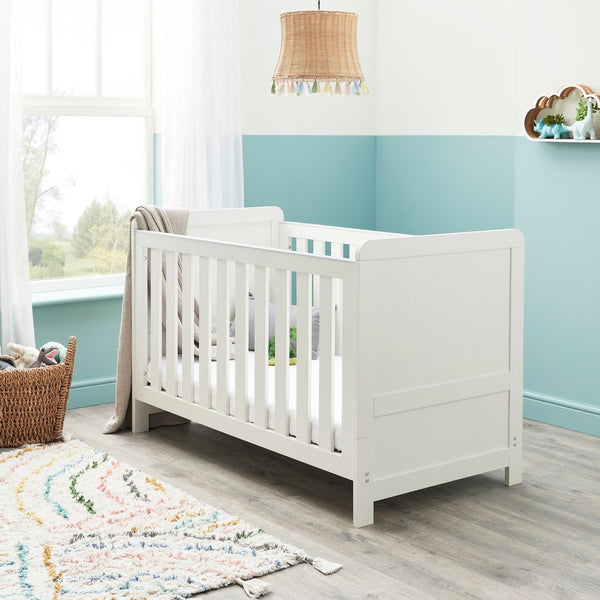 Babymore Caro 3 Piece Nursery Furniture Set | Cot Bed, Changer & Wardrobe babymore