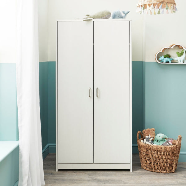Babymore Caro 3 Piece Nursery Furniture Set | Cot Bed, Changer & Wardrobe babymore