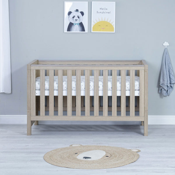 Babymore Luno Cot Bed with Optional Drawer | Modern, Stylish & Convertible | Newborn - 5 Years babymore
