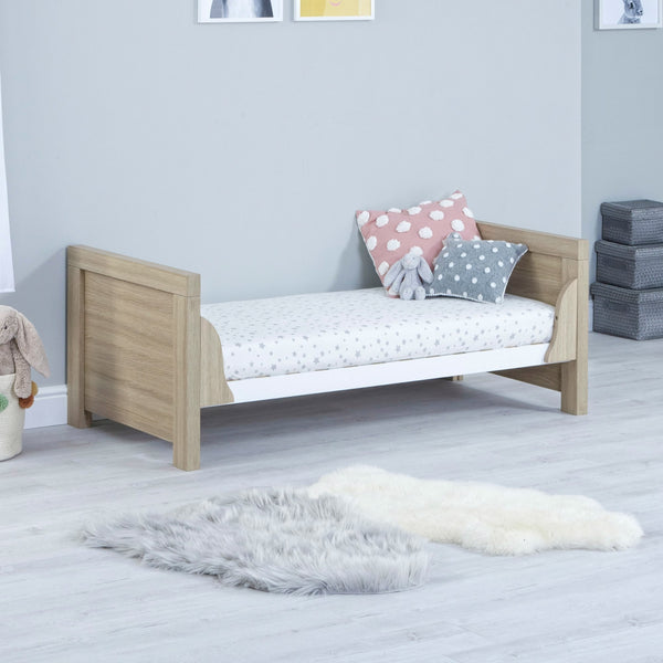 Babymore Luno Cot Bed with Optional Drawer | Modern, Stylish & Convertible | Newborn - 5 Years babymore
