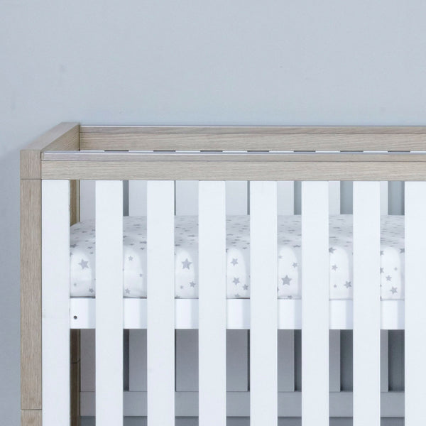 Babymore Luno Cot Bed with Optional Drawer | Modern, Stylish & Convertible | Newborn - 5 Years babymore