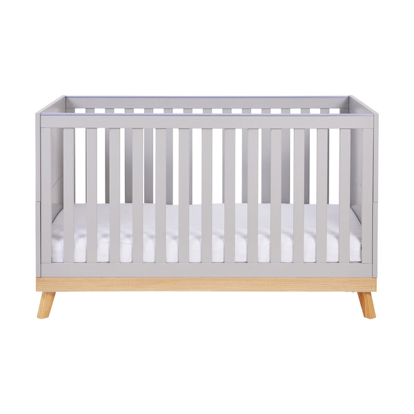 Babymore Mona Cot Bed – Stylish Scandi-Inspired Cot Bed from Birth to Toddler Years babymore Grey