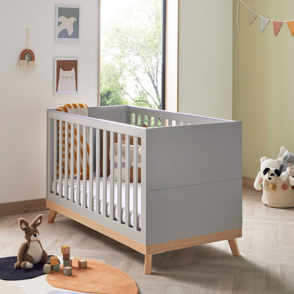 Babymore Mona Cot Bed – Stylish Scandi-Inspired Cot Bed from Birth to Toddler Years babymore