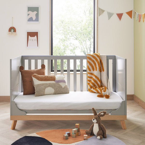 Babymore Mona Cot Bed – Stylish Scandi-Inspired Cot Bed from Birth to Toddler Years babymore