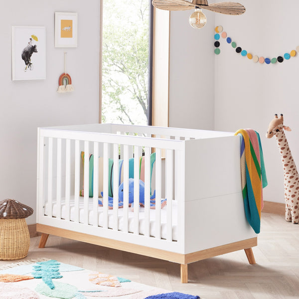 Babymore Mona Cot Bed – Stylish Scandi-Inspired Cot Bed from Birth to Toddler Years babymore