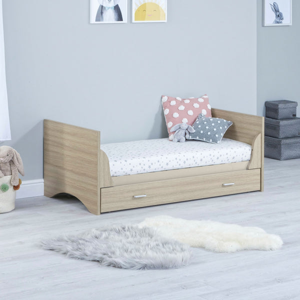 Babymore Veni Cot Bed with Optional Drawer | Modern & Practical Cot Bed with Storage | 0-5 Years babymore