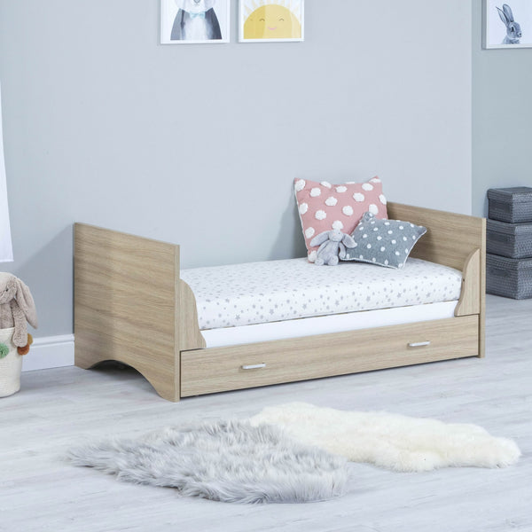 Babymore Veni Cot Bed with Optional Drawer | Modern & Practical Cot Bed with Storage | 0-5 Years babymore