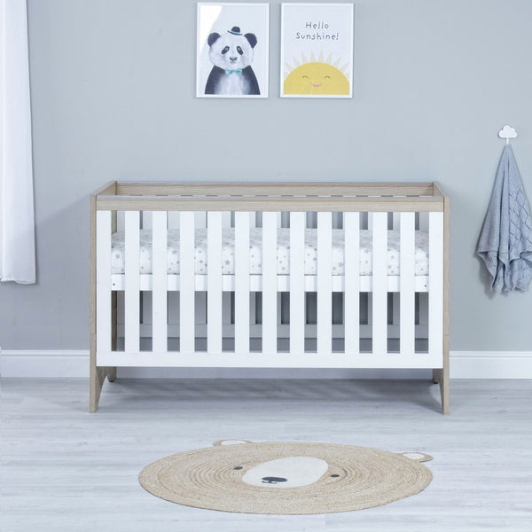 Babymore Veni Cot Bed with Optional Drawer | Modern & Practical Cot Bed with Storage | 0-5 Years babymore